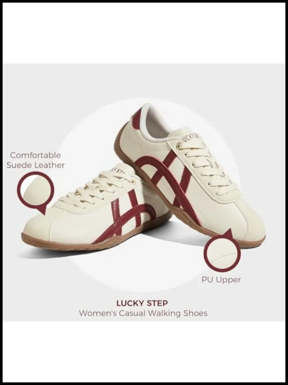 Women's Casual Walking Shoes Thin Sole Trendy Lightweight Suede Fashion Sneakers